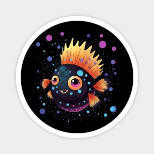 Puffer Fish Valentine Day Magnet